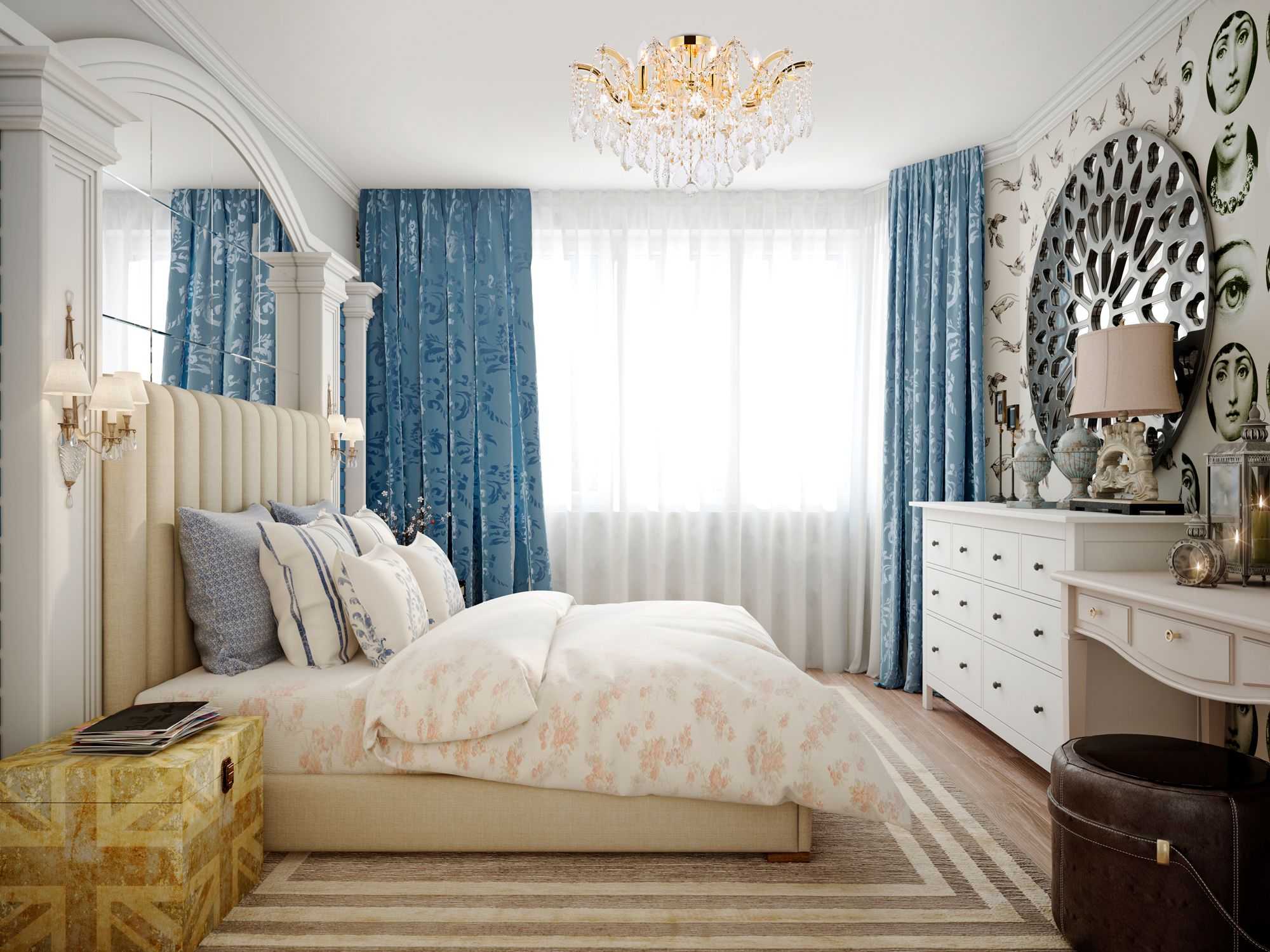 Thumbnail2 of Maria Theresa 24" Wide Gold Ceiling Light more views