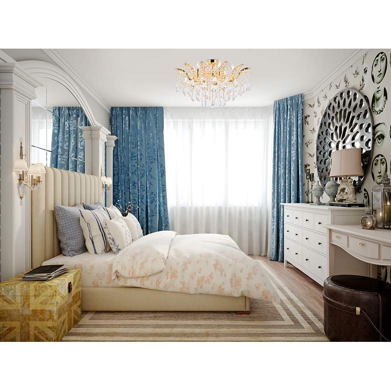 Image 2 Maria Theresa 24" Wide Gold Ceiling Light more views