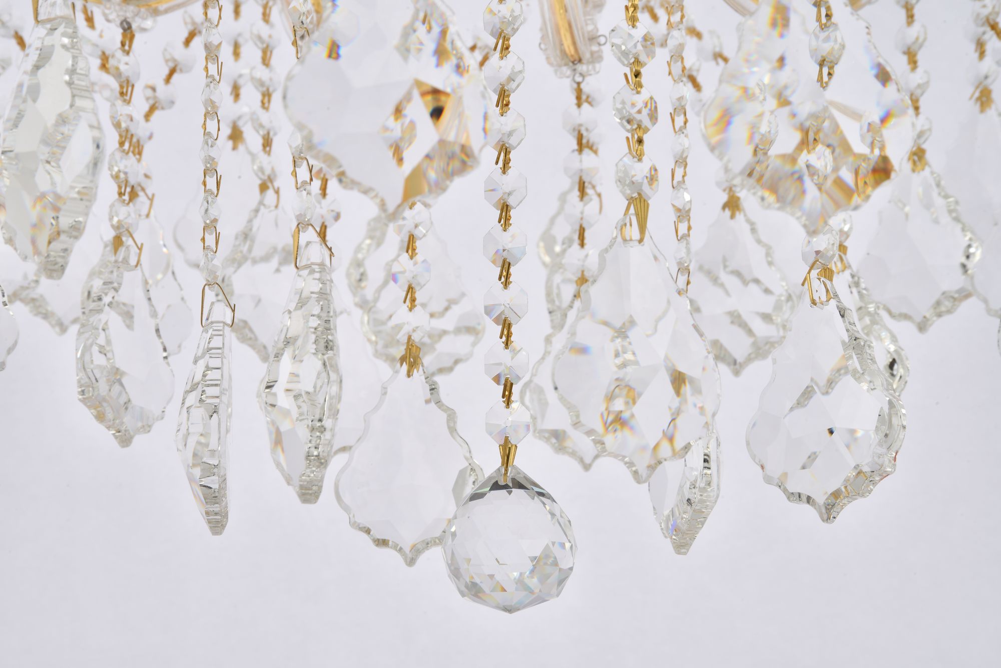 Thumbnail4 of Maria Theresa 24" Wide Gold Ceiling Light more views