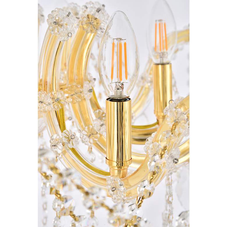 Image 5 Maria Theresa 24" Wide Gold Ceiling Light more views