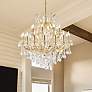 Maria Theresa 24 Lt Gold Chandelier Clear in scene