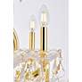Maria Theresa 24 Lt Gold Chandelier Clear in scene
