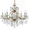 Maria Theresa 26" Wide Gold and Crystal 9-Light Chandelier