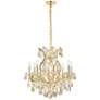 3_Maria Theresa 26" Wide Gold Crystal 9-Light Chandelier