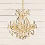 2_Maria Theresa 26" Wide Gold Crystal 9-Light Chandelier