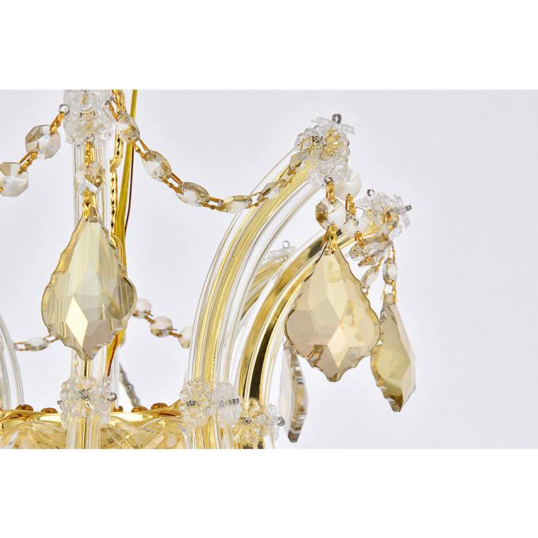 Image 7 Maria Theresa 26" Wide Gold Crystal 9-Light Chandelier more views