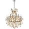 Maria Theresa 27" Wide Golden Teak 13-Light Chandelier
