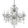 Maria Theresa 28" Wide Polished Nickel 9-Light Chandelier