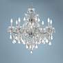 Maria Theresa 28" Wide Polished Nickel 9-Light Chandelier