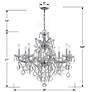 6_Maria Theresa 28" Wide Polished Nickel 9-Light Chandelier more views
