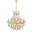 Maria Theresa 30" Wide Gold and Crystal 19-Light Chandelier