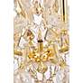 Maria Theresa 30" Wide Gold and Crystal 19-Light Chandelier in scene
