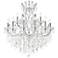 Maria Theresa 32" Wide Chrome 19-Light Crystal Chandelier