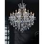 7_Maria Theresa 32" Wide Chrome 19-Light Crystal Chandelier more views