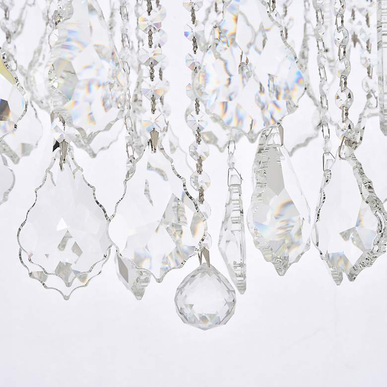 Image 5 Maria Theresa 36" Wide Chrome Crystals 8-Light Ceiling Light more views