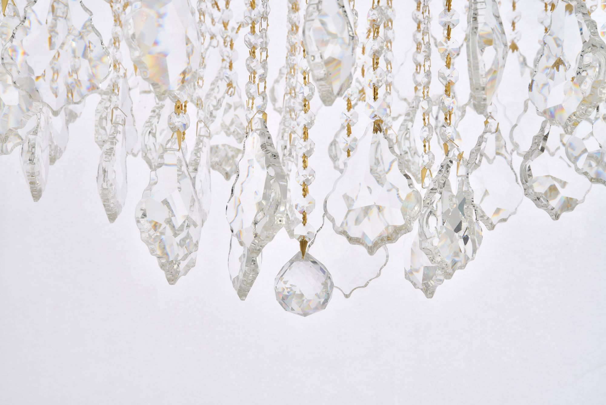 Image 6 Maria Theresa 36" Wide Gold Ceiling Light more views