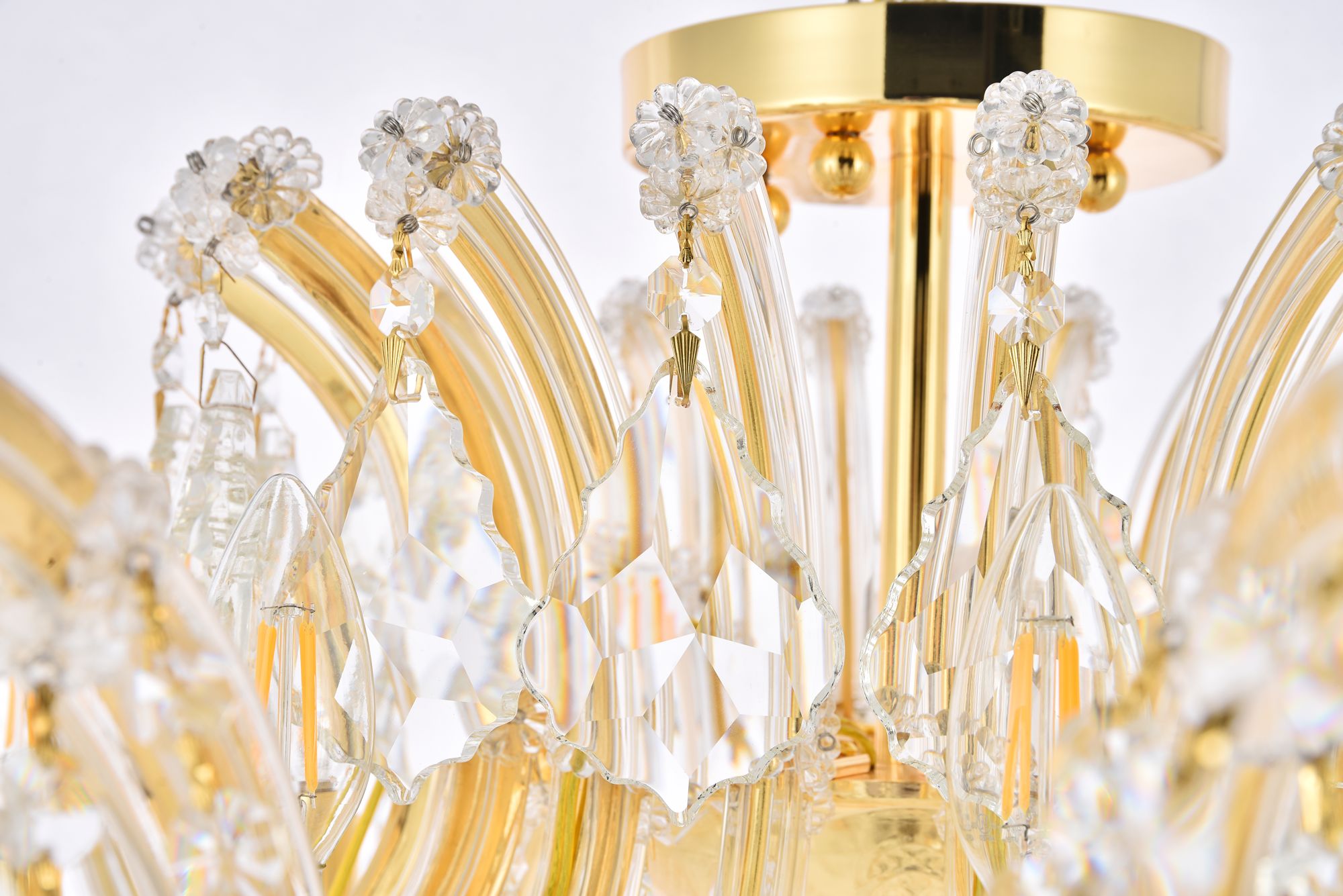 Image 7 Maria Theresa 36" Wide Gold Ceiling Light more views