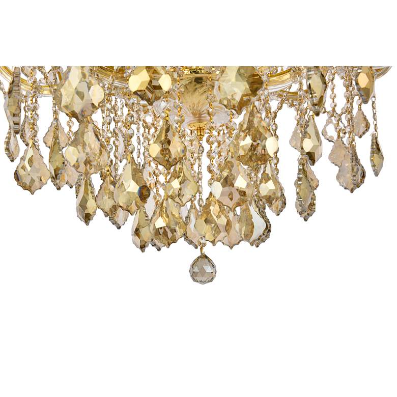 Image 6 Maria Theresa 36 inch Wide Gold Crystal 24-Light Chandelier more views