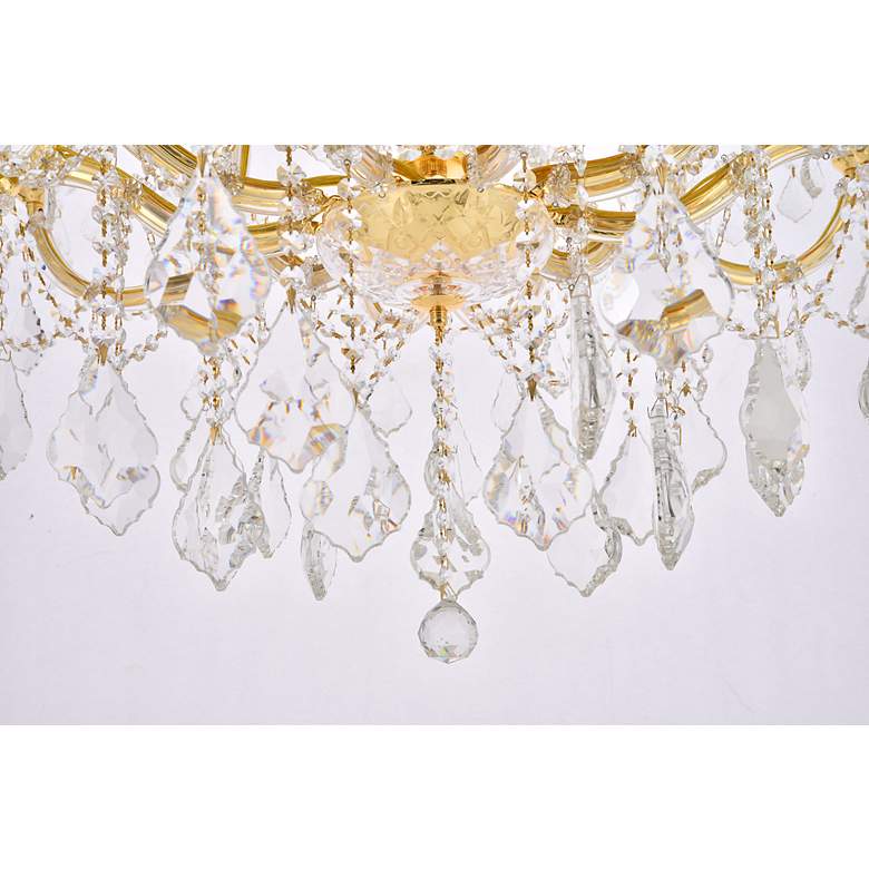 Image 4 Maria Theresa 36 Lt Gold Chandelier Clear more views