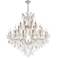 Maria Theresa 37 Lt Chrome Chandelier Clear