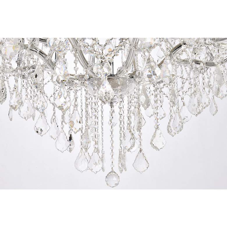 Image 4 Maria Theresa 37 Lt Chrome Chandelier Clear more views