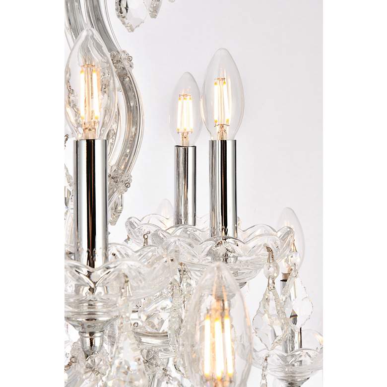 Image 5 Maria Theresa 37 Lt Chrome Chandelier Clear more views