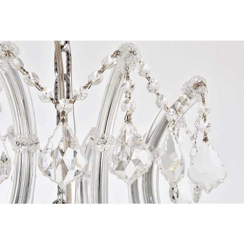 Image 6 Maria Theresa 37 Lt Chrome Chandelier Clear more views