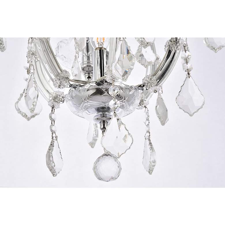 Image 4 Maria Theresa 4 Lt Chrome Pendant Clear more views