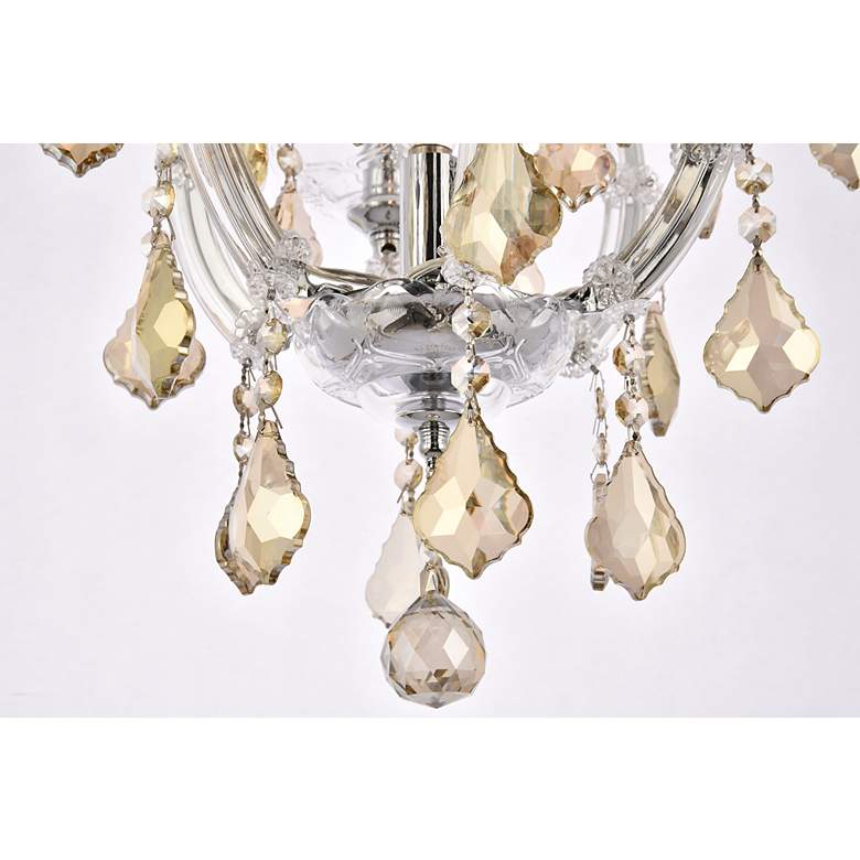 Image 4 Maria Theresa 4 Lt Chrome Pendant Golden Teak more views