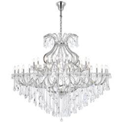 Maria Theresa 49 Lt Chrome Chandelier Clear Crystal