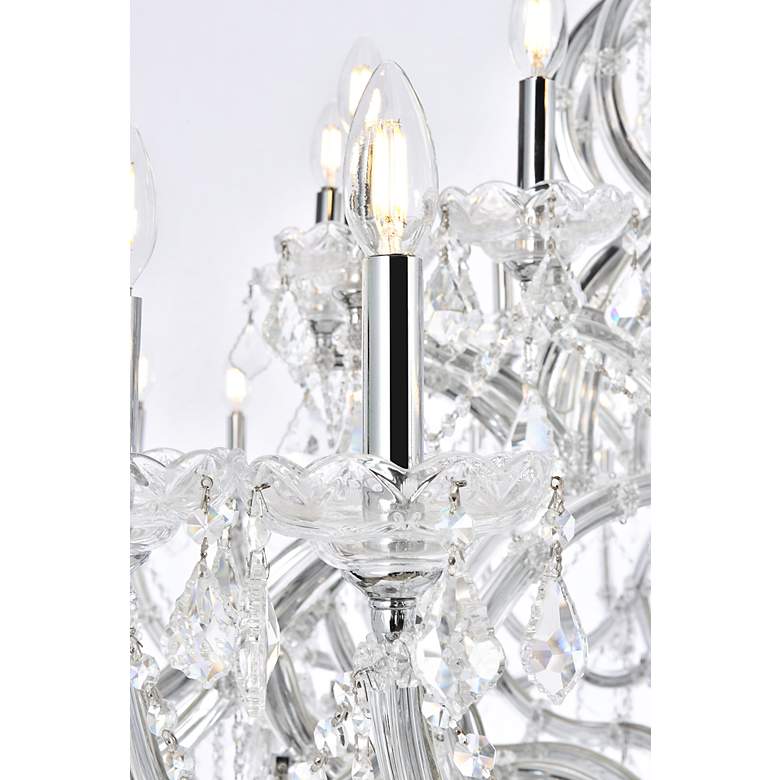 Image 5 Maria Theresa 49 Lt Chrome Chandelier Clear Crystal more views