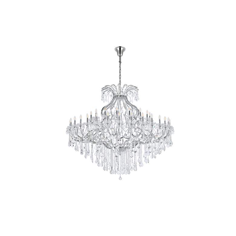 Image 7 Maria Theresa 49 Lt Chrome Chandelier Clear Crystal more views