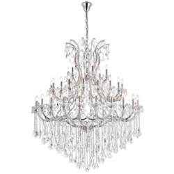 Maria Theresa 49 Lt Chrome Chandelier Clear