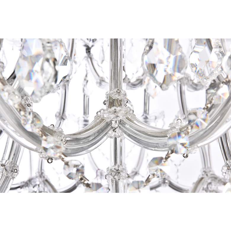 Image 6 Maria Theresa 49 Lt Chrome Chandelier Clear more views