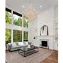 2_Maria Theresa 49 Lt Chrome Chandelier Golden Teak more views