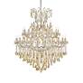 3_Maria Theresa 49 Lt Chrome Chandelier Golden Teak more views