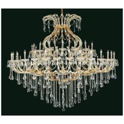 Maria Theresa 49 Lt Gold Chandelier Clear