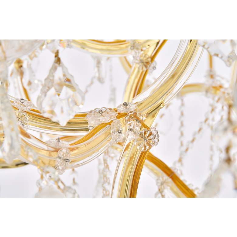 Image 6 Maria Theresa 49 Lt Gold Chandelier Clear more views