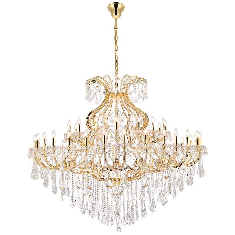 Image 1 Maria Theresa 49 Lt Gold Chandelier Clear