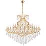 Maria Theresa 49 Lt Gold Chandelier Clear