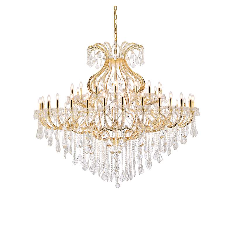 Image 3 Maria Theresa 49 Lt Gold Chandelier Clear more views