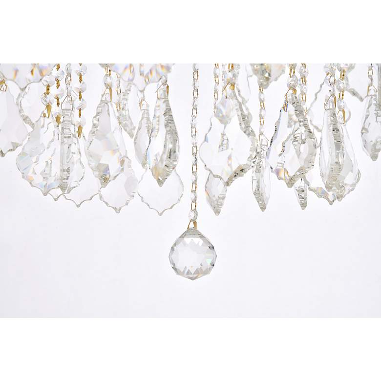 Image 4 Maria Theresa 49 Lt Gold Chandelier Clear more views