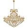 Maria Theresa 49 Lt Gold Chandelier Golden Teak