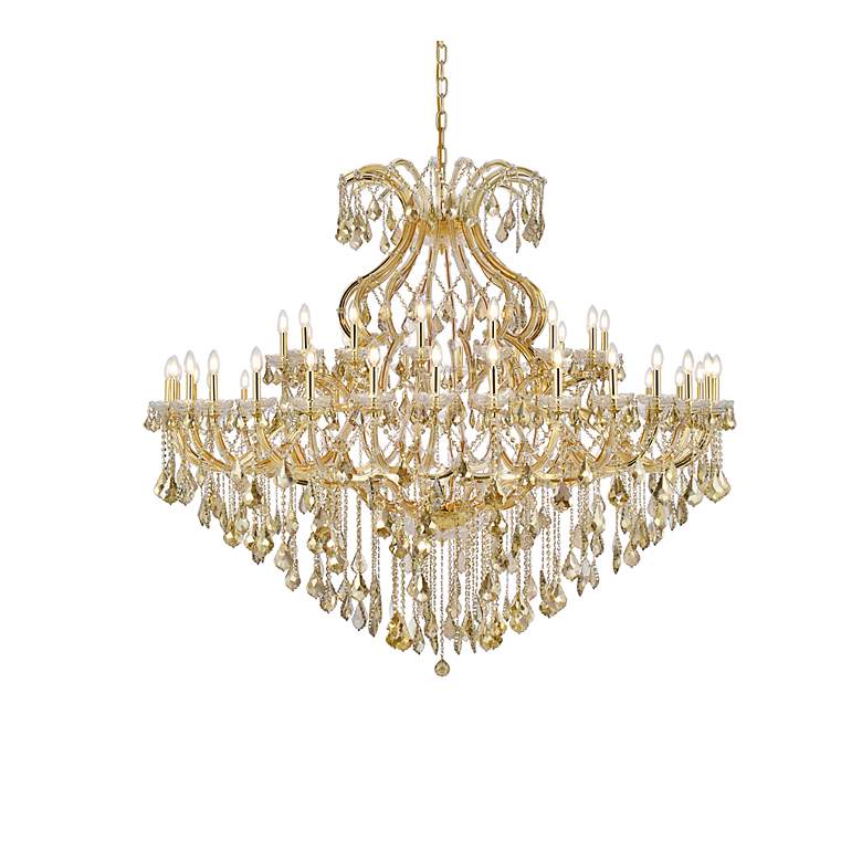 Image 3 Maria Theresa 49 Lt Gold Chandelier Golden Teak more views