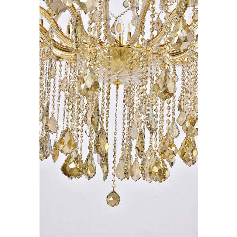 Image 4 Maria Theresa 49 Lt Gold Chandelier Golden Teak more views
