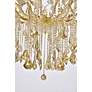Maria Theresa 49 Lt Gold Chandelier Golden Teak