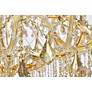 Maria Theresa 49 Lt Gold Chandelier Golden Teak