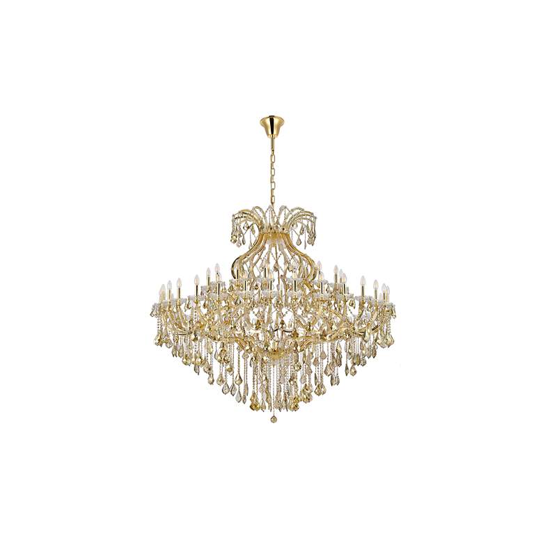 Image 7 Maria Theresa 49 Lt Gold Chandelier Golden Teak more views