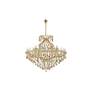 Maria Theresa 49 Lt Gold Chandelier Golden Teak