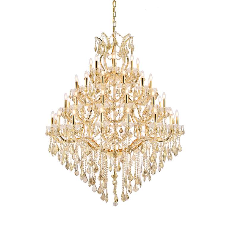 Image 3 Maria Theresa 49 Lt Gold Chandelier Golden Teak more views